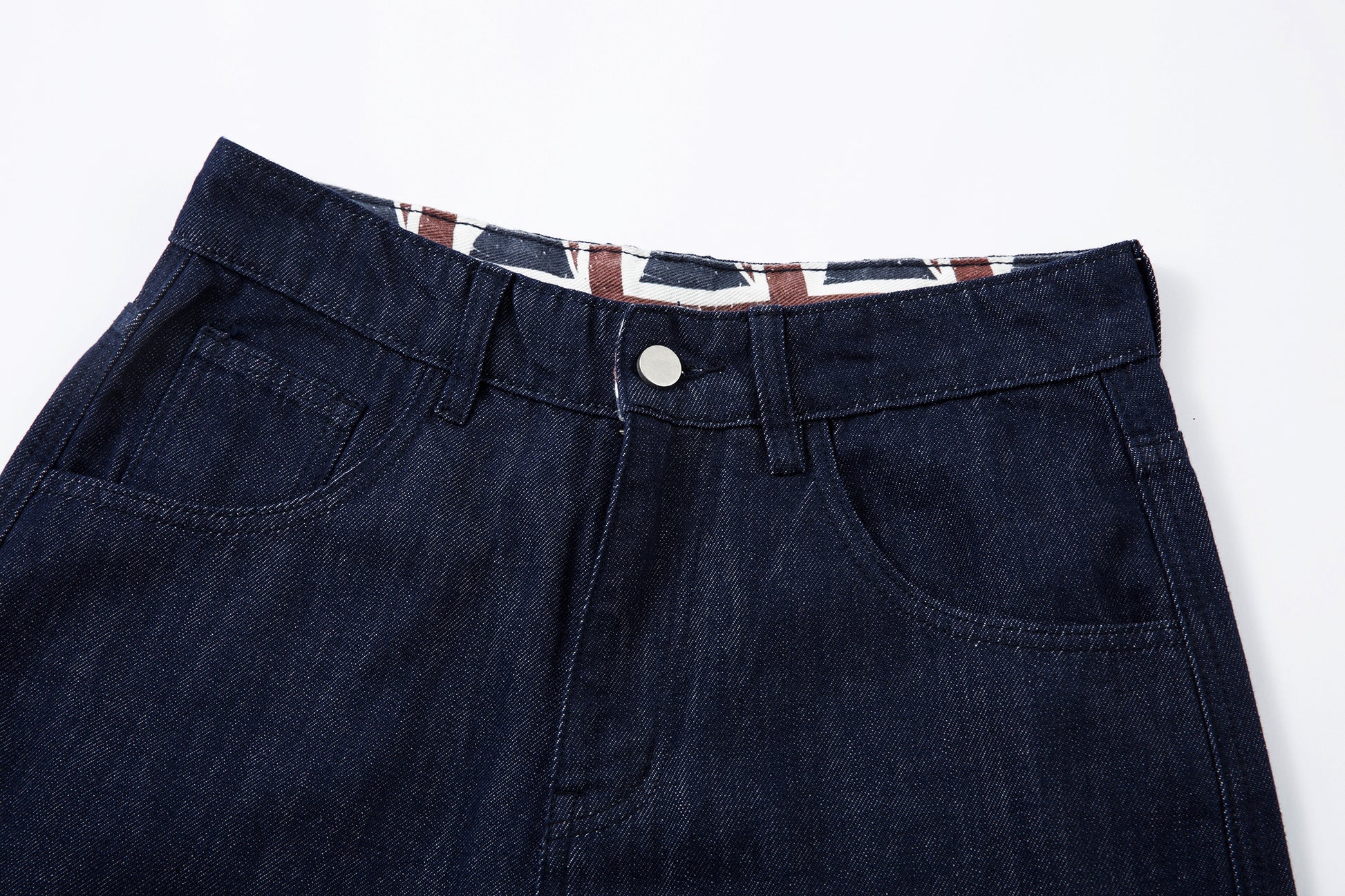 Retro Spliced Streetwear Denim | Y2K Wide Leg Baggy Jeans - Santo 