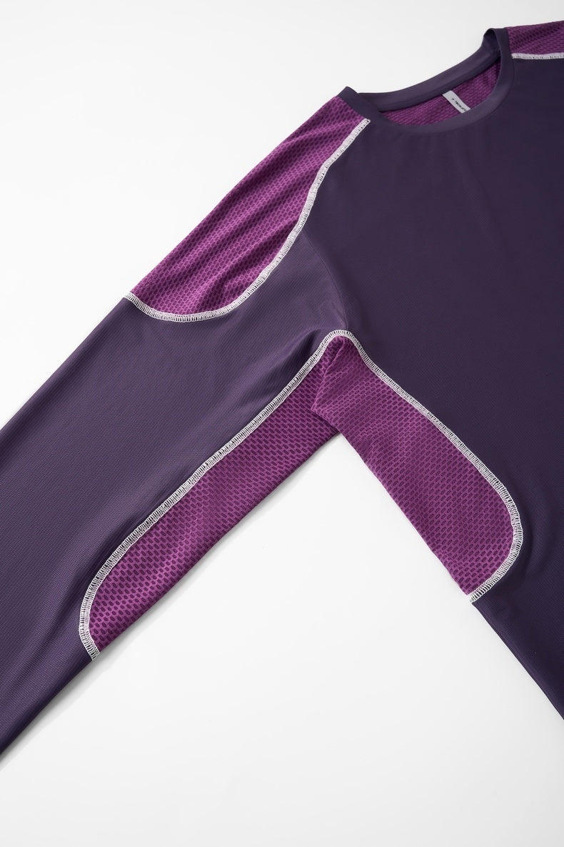 Aero Ridge | Vent Panel Long Sleeve Top - Santo 