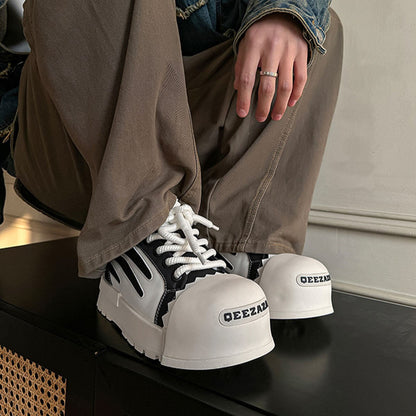 Star Cap | Chunky Canvas Sneakers - Santo 