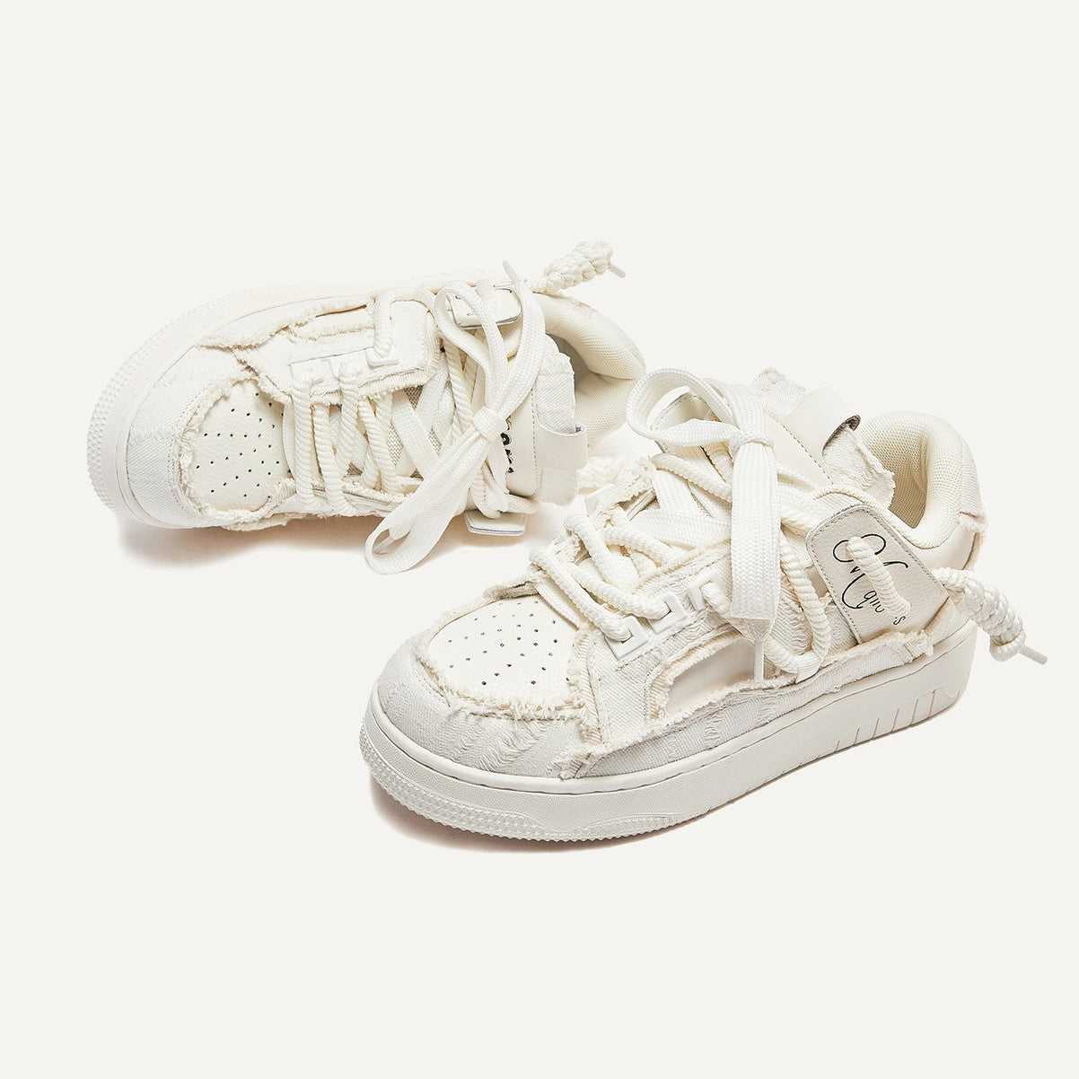 Elevate | Thick Sole Sneakers - Santo 