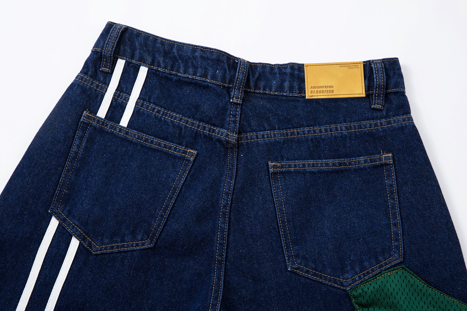 Retro High Street Style Trousers | Wide Leg Baggy Print Jeans - Santo 