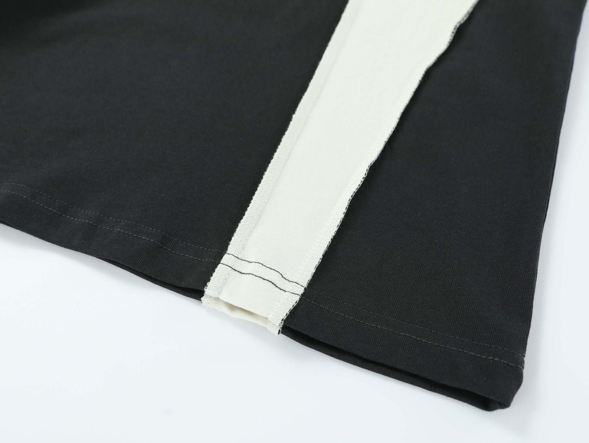 Lightning Graphic Sweatshirt | Contrast Stitch Long Sleeve Top