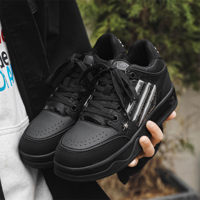 Shadow Letters | Embroidered Skate Shoes - Santo 