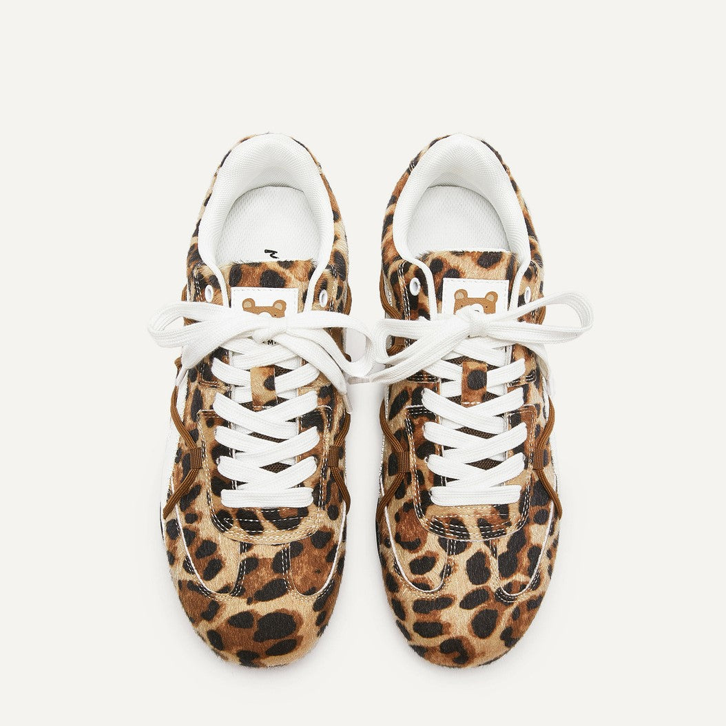 Leopard | Retro Multi-Color Sneakers