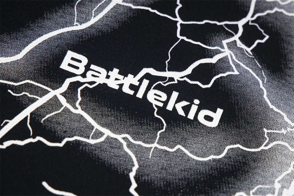 Storm Surge | Lightning Graphic Hoodie - Santo 