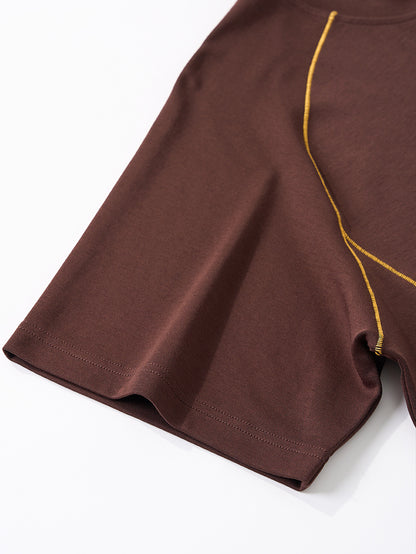 Edge Current | Seam Detail Performance Tee - Santo 