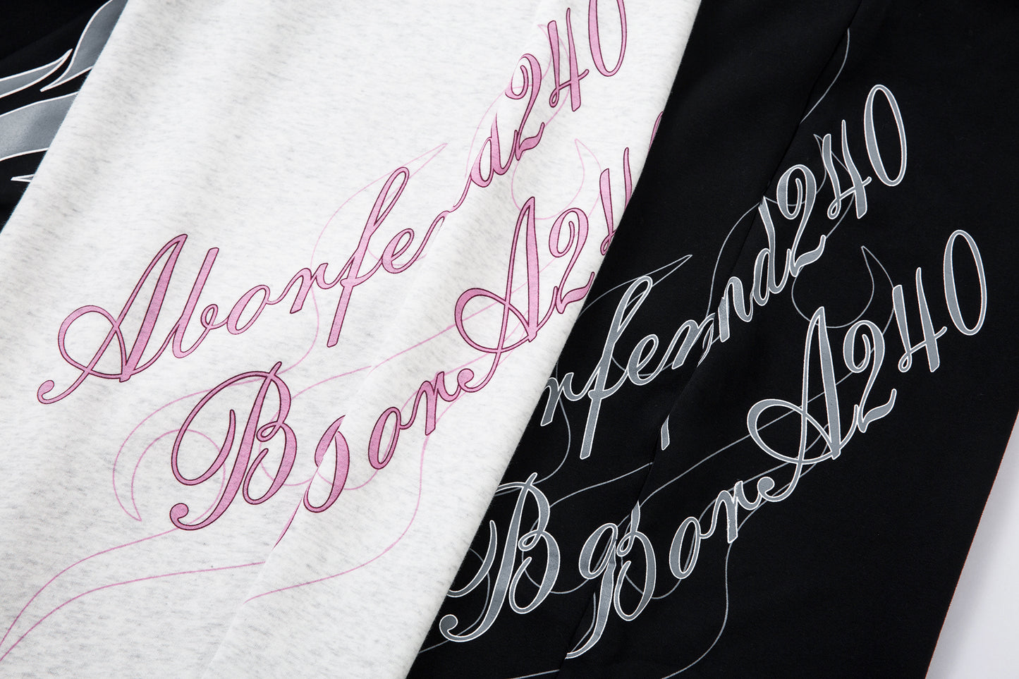 Flame Print Sweatpants | Baggy Streetwear Trousers - Santo 