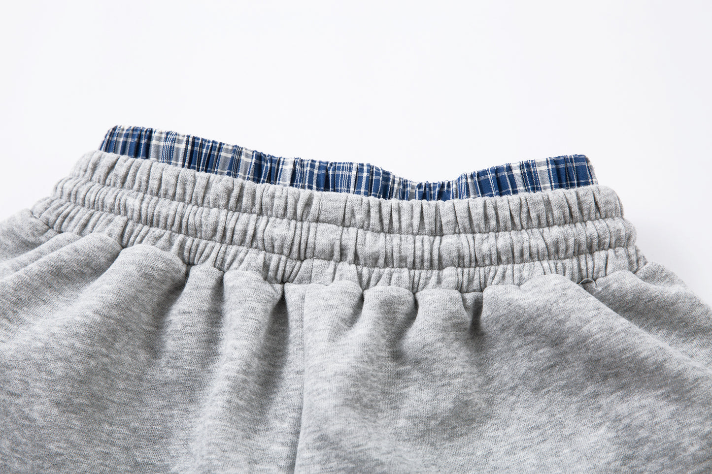 Patchwork Wide Leg Sweatpants | Grey Black Streetwear Trousers - Santo 