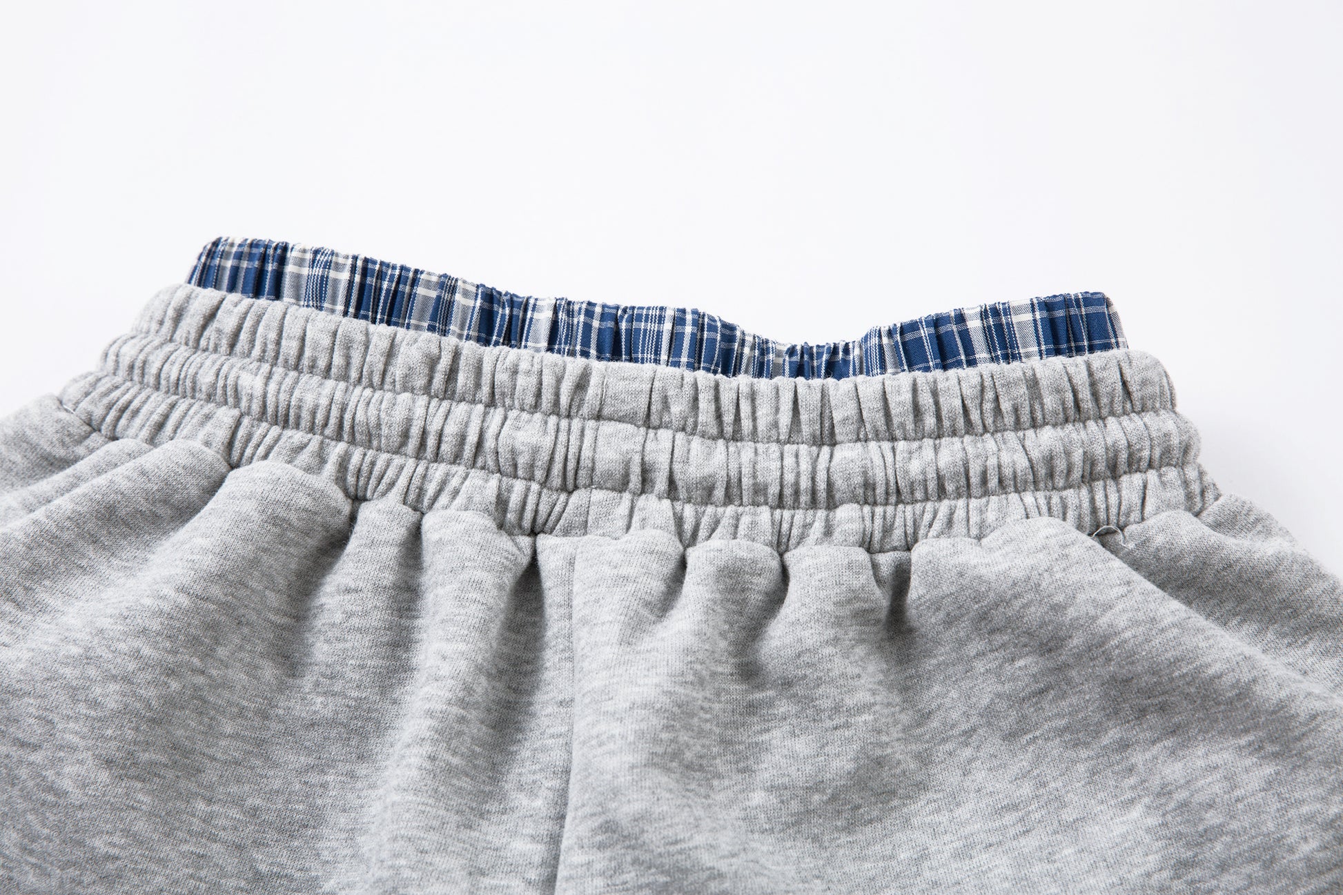 Patchwork Wide Leg Sweatpants | Grey Black Streetwear Trousers - Santo 