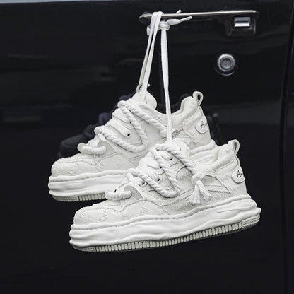 Edge | Distressed Platform Sneakers - Santo 