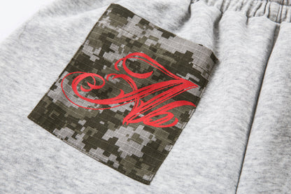 Vintage Print Sweatpants | Loose Fit Drawstring Streetwear Trousers - Santo 