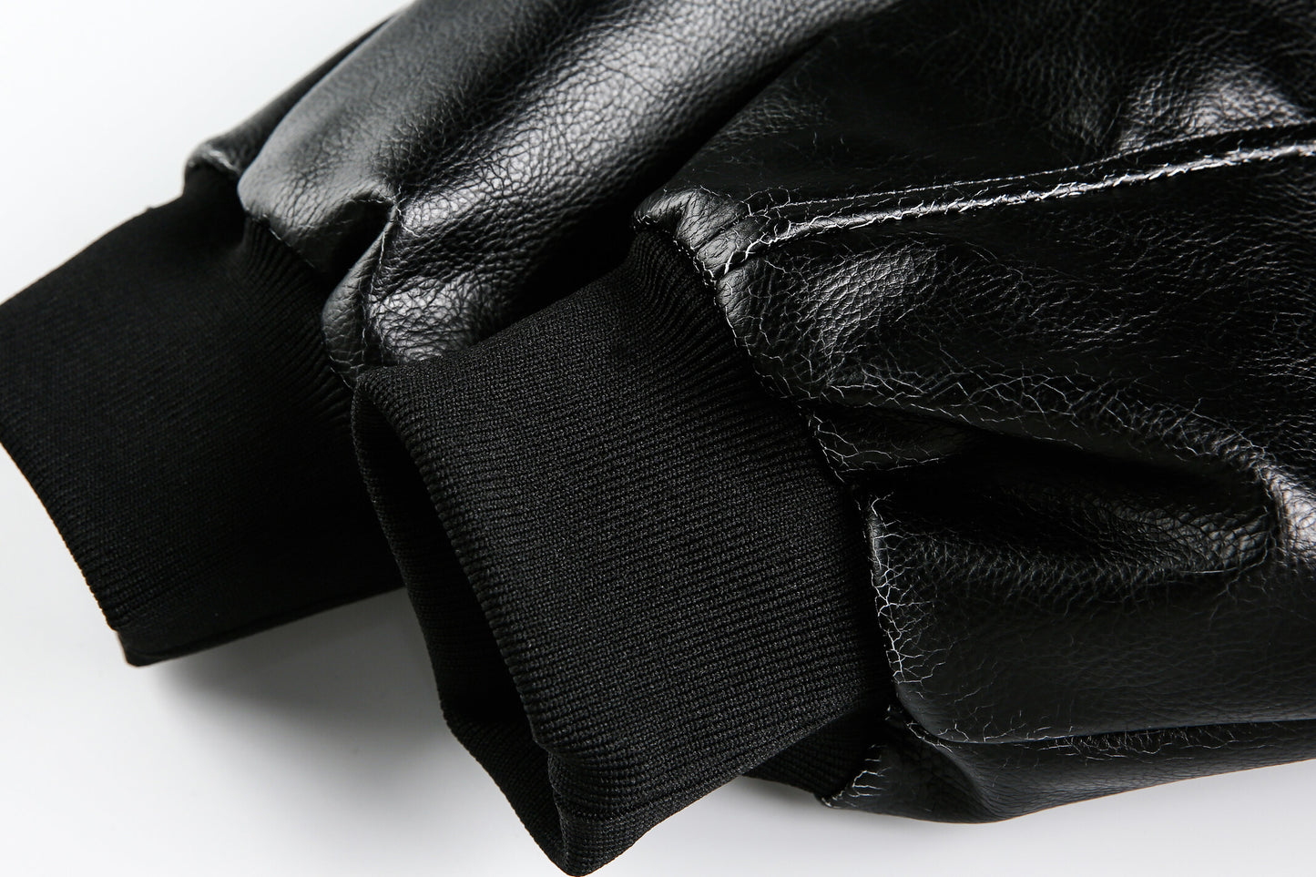 Retro Streetwear Outerwear | Vintage Leather Bomber Jacket - Santo 