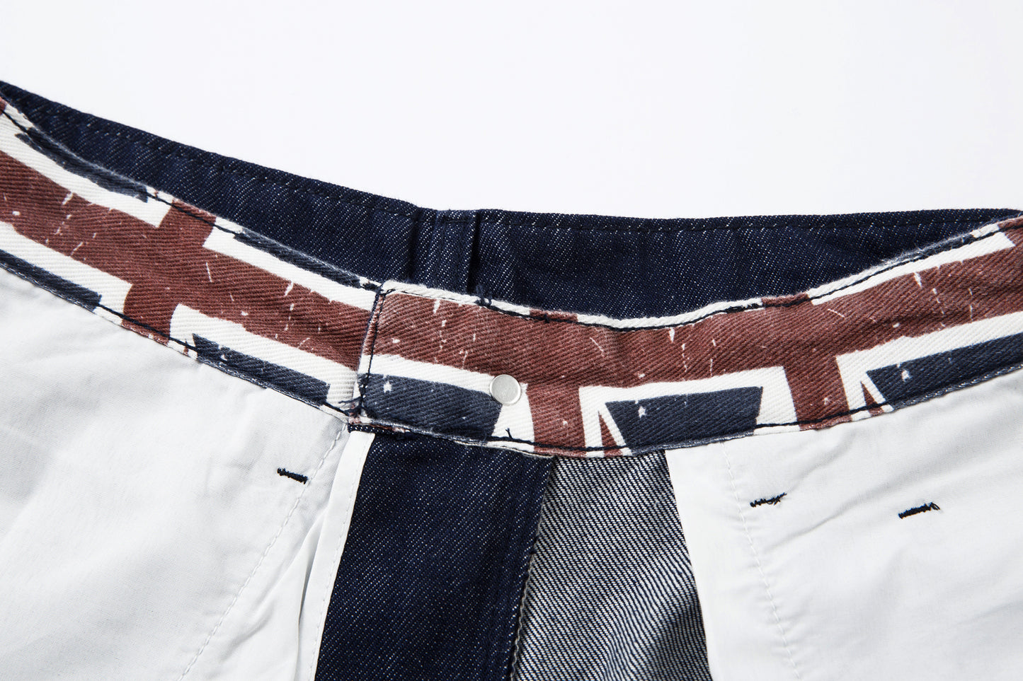 Retro Spliced Streetwear Denim | Y2K Wide Leg Baggy Jeans - Santo 