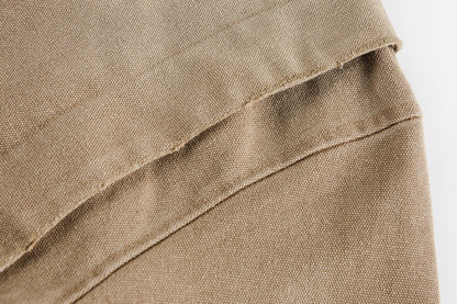 Distressed Washed Streetwear | Retro Patchwork Hoodie - Santo 