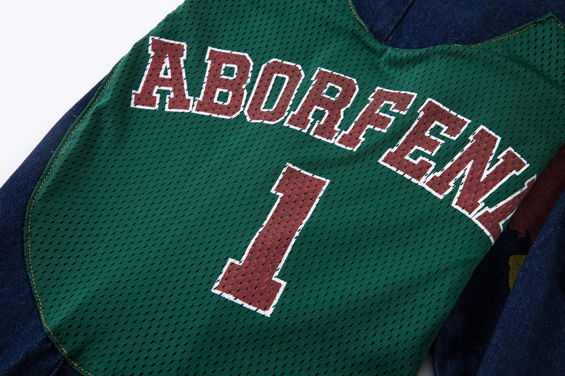 Retro High Street Style Trousers | Wide Leg Baggy Print Jeans - Santo 