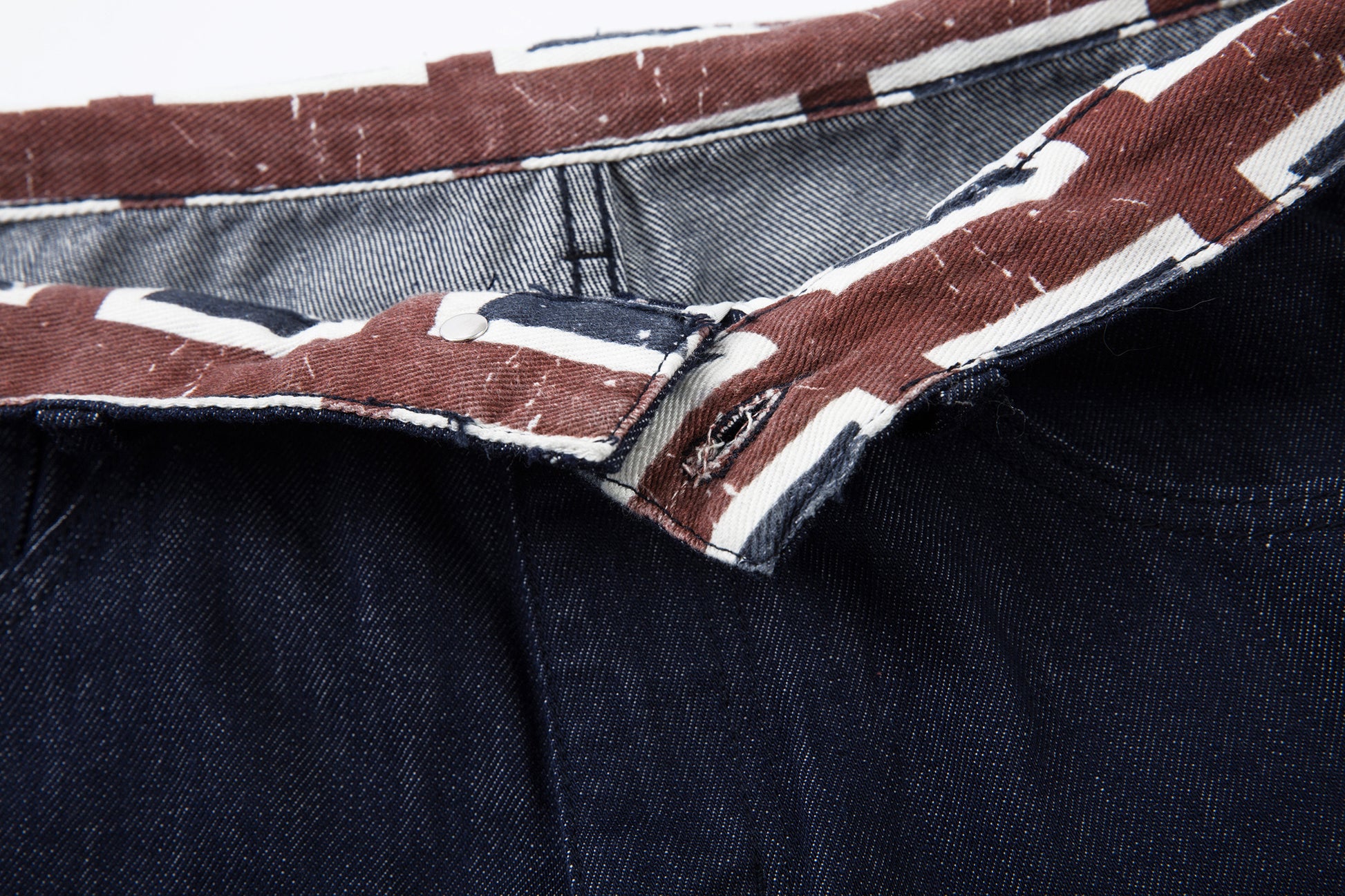 Retro Spliced Streetwear Denim | Y2K Wide Leg Baggy Jeans - Santo 