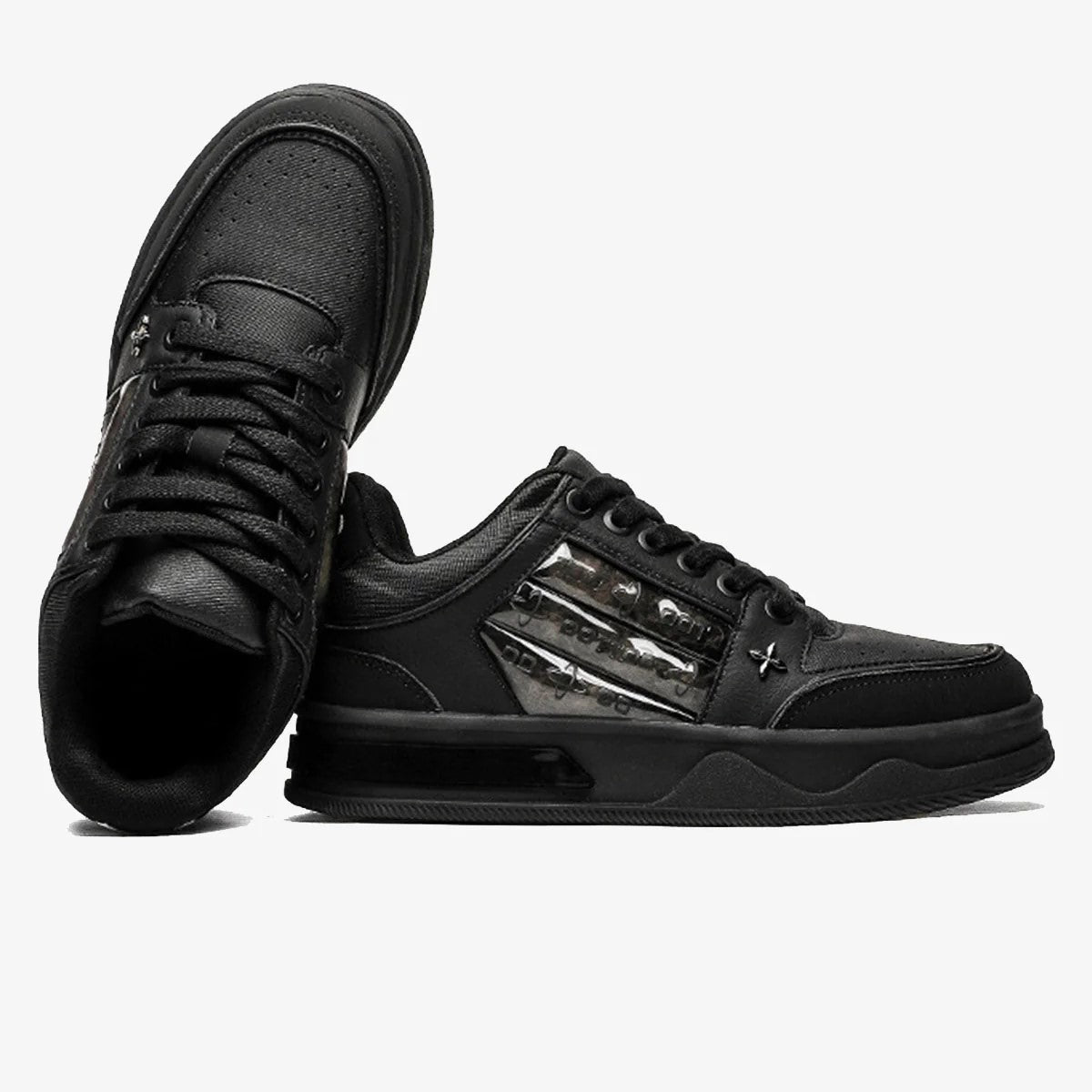 Shadow Letters | Embroidered Skate Shoes - Santo 