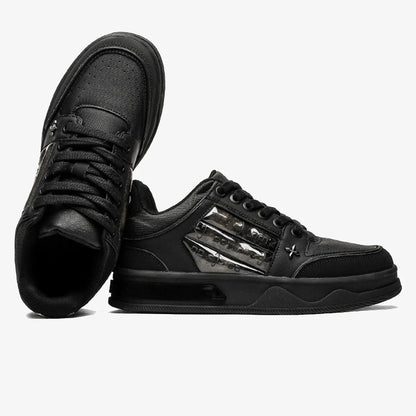 Shadow Letters | Embroidered Skate Shoes - Santo 