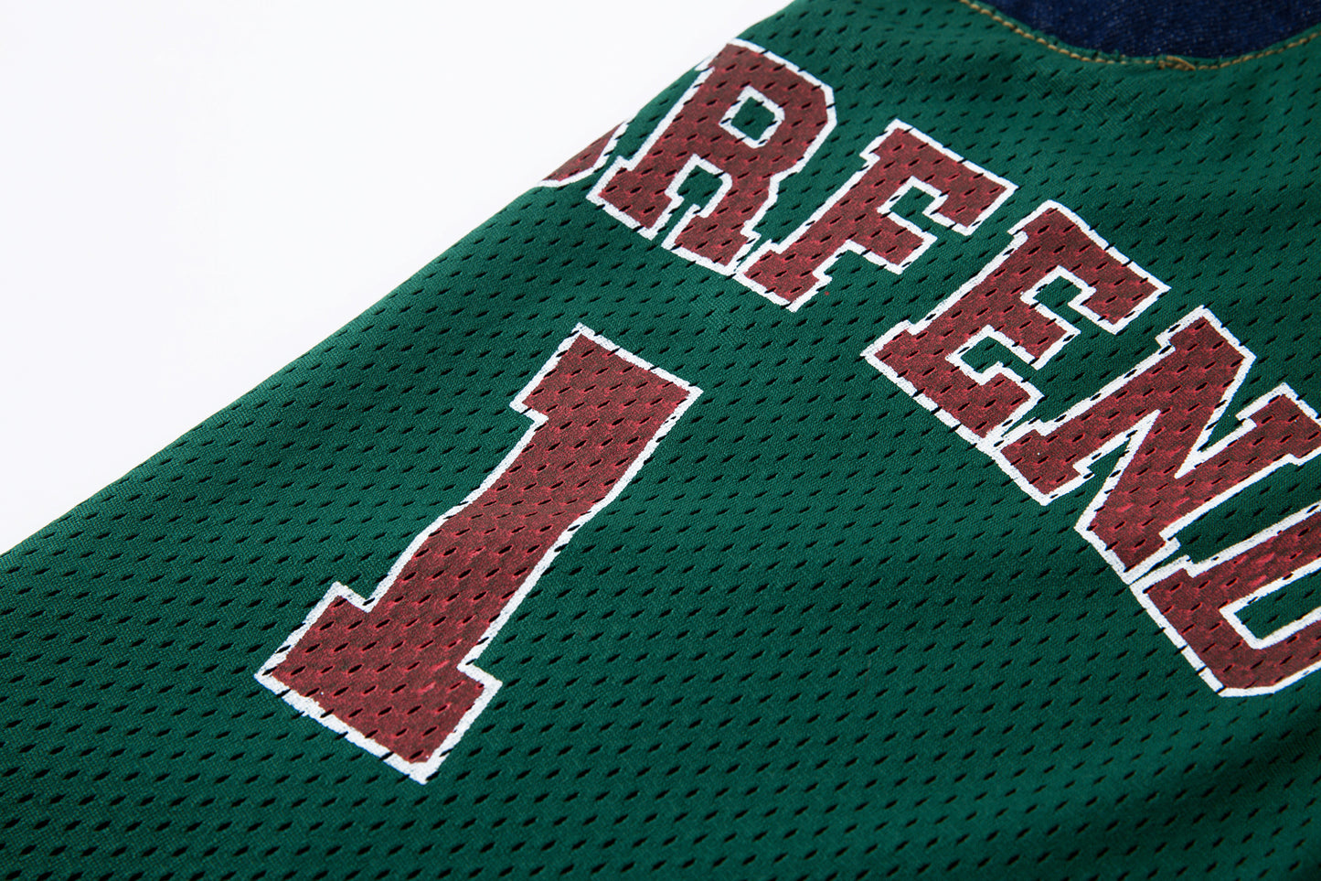 Retro High Street Style Trousers | Wide Leg Baggy Print Jeans - Santo 