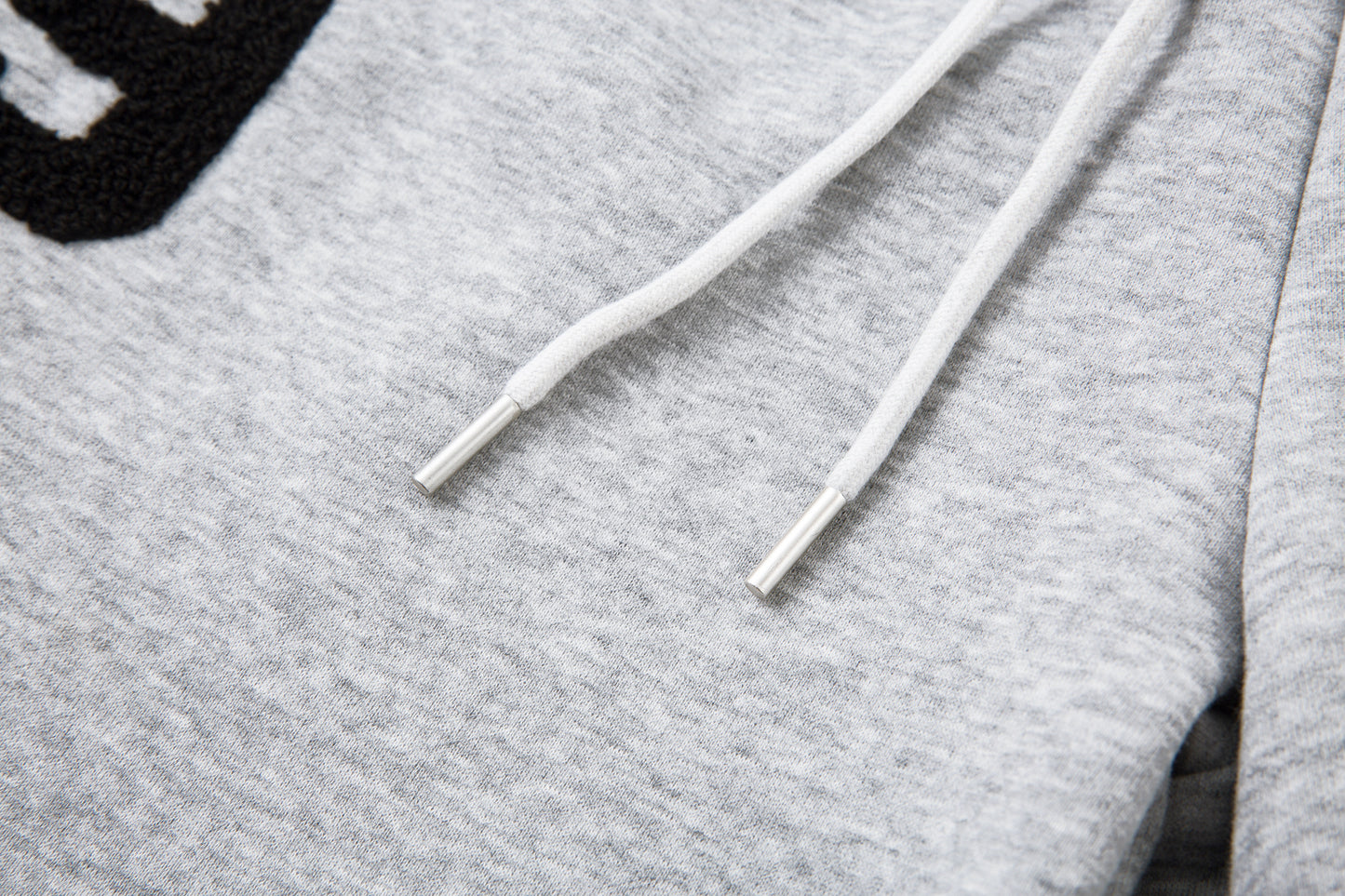 Patchwork Wide Leg Sweatpants | Grey Black Streetwear Trousers - Santo 