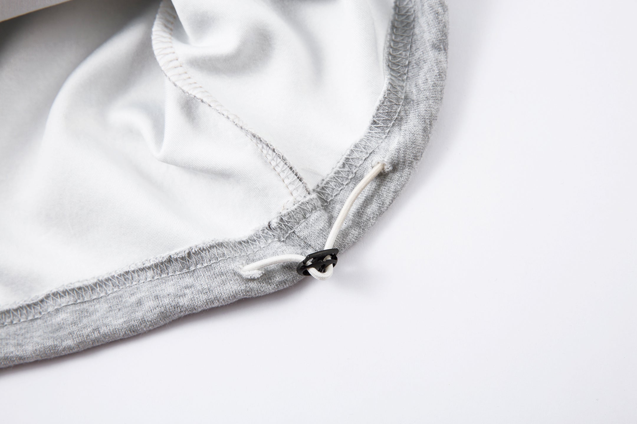 Patchwork Wide Leg Sweatpants | Grey Black Streetwear Trousers - Santo 