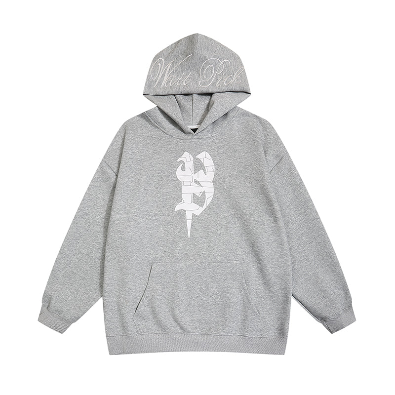 Shielded Script | Streetstyle Grafik Hoodie