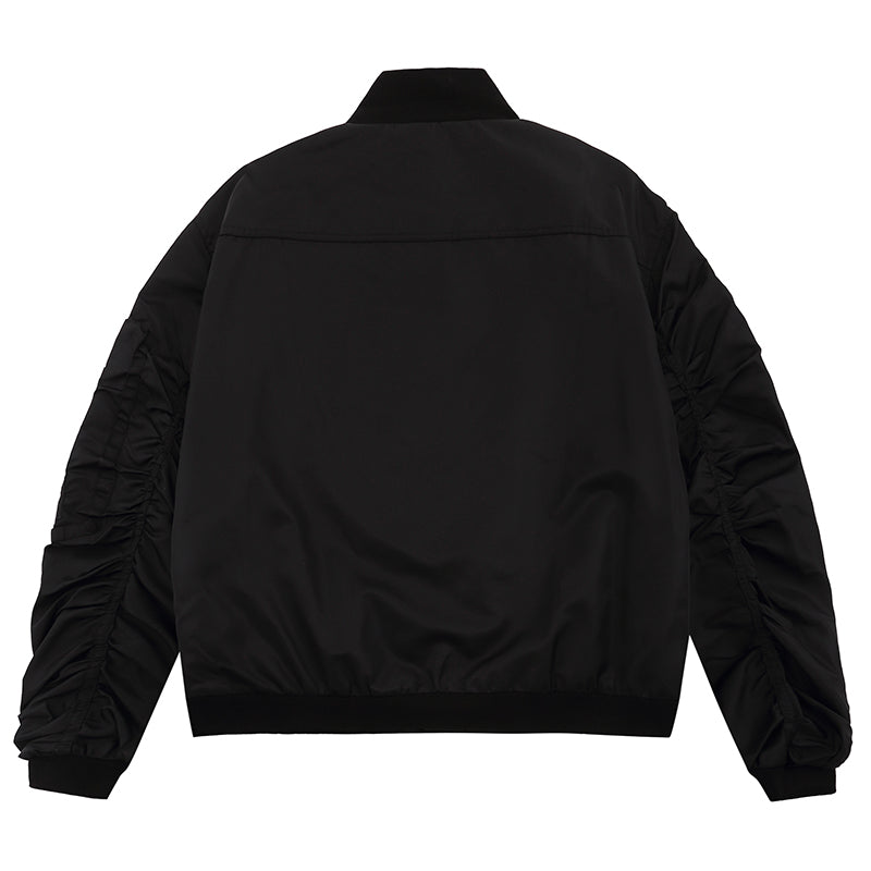 Veste bomber oversize avec point de flamme