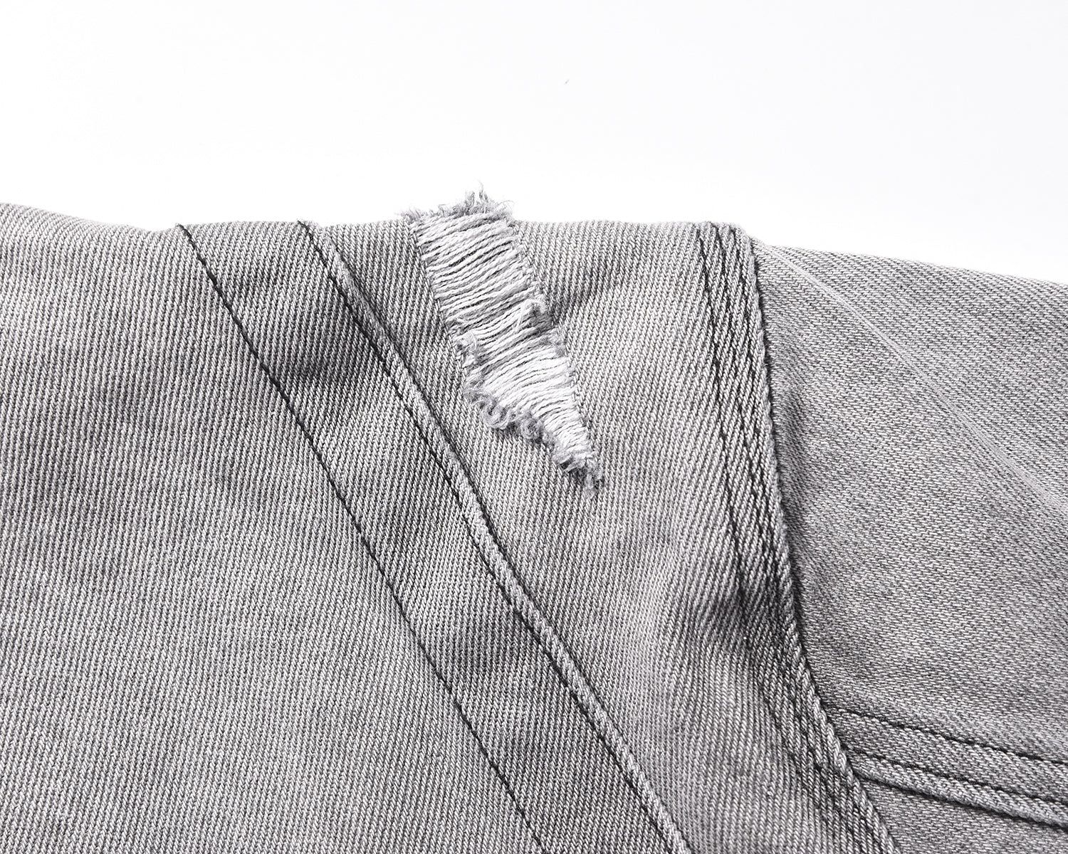 Fray Flair | Frayed Denim Jacket