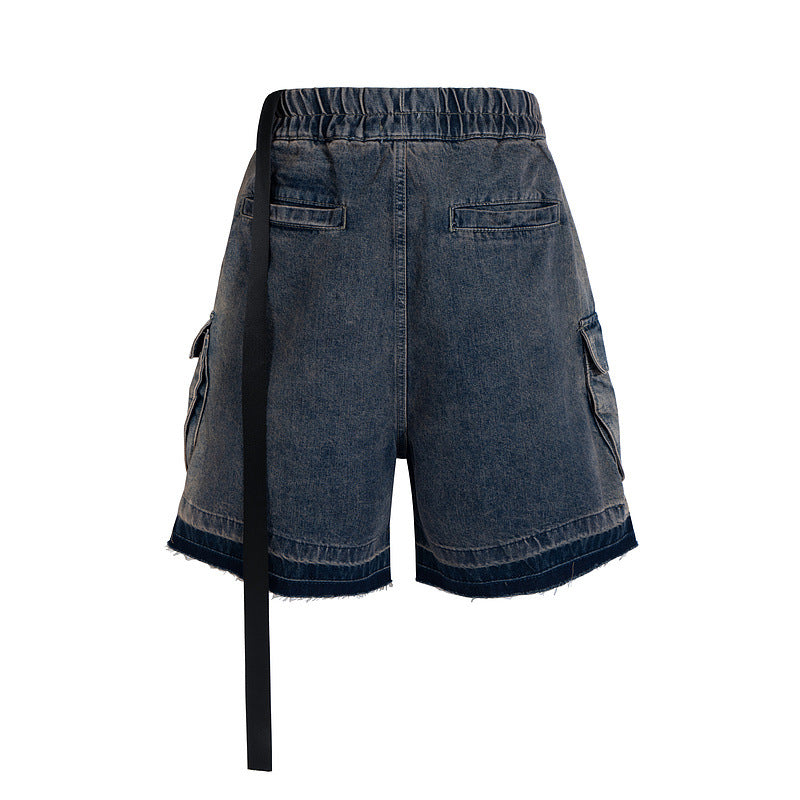 "Multi-Pocket Vintage Drawstring" Shorts - Santo 