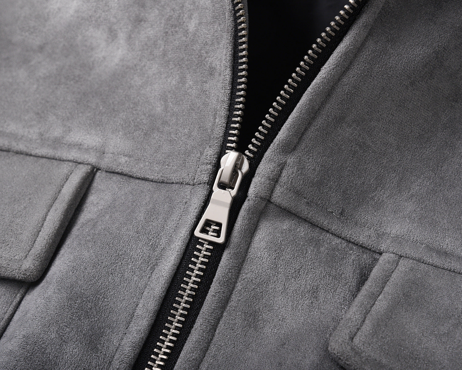 Urban Suede | Oversized Zipper Jacket