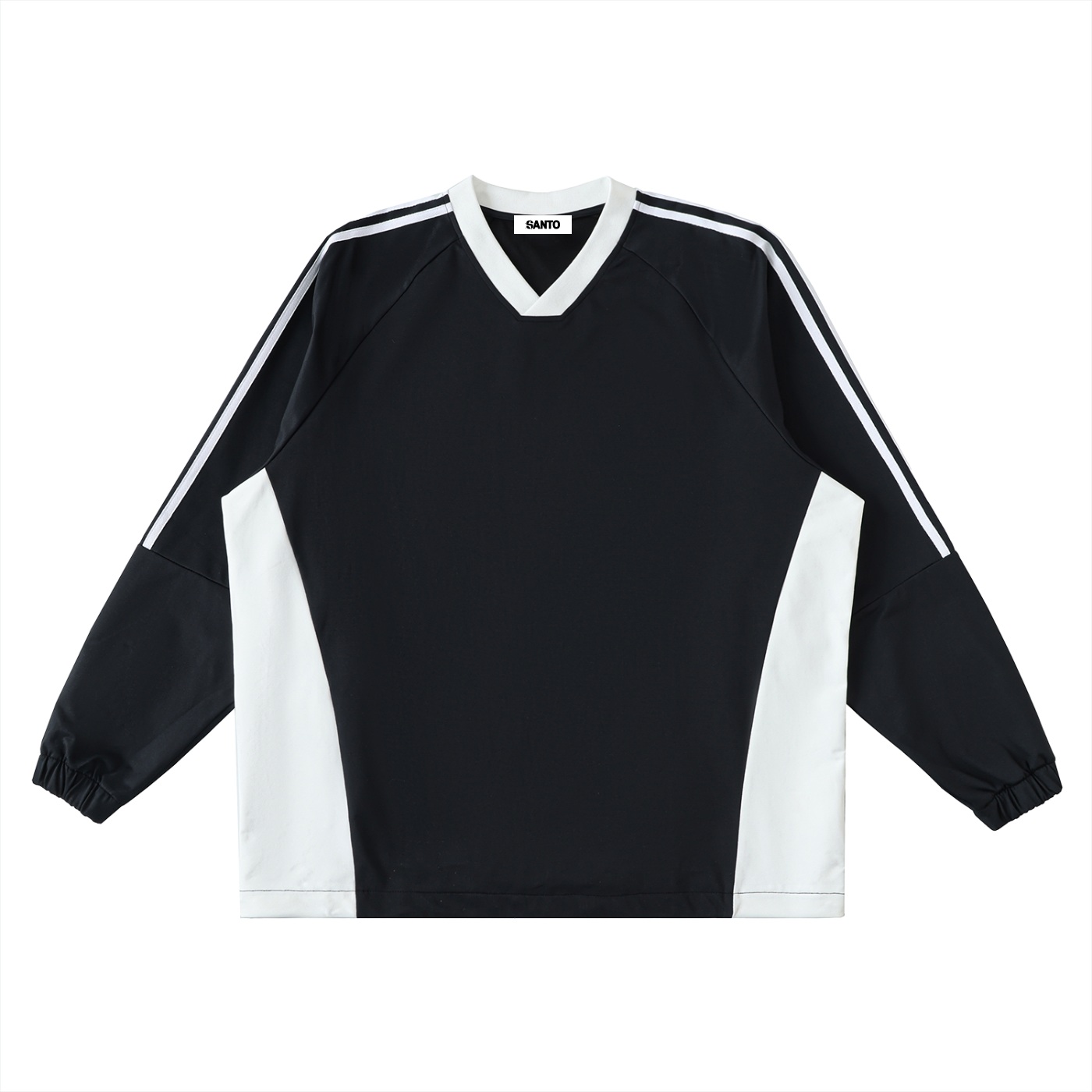 Premium V-Neck Long-Sleeve Light Sweatshirt