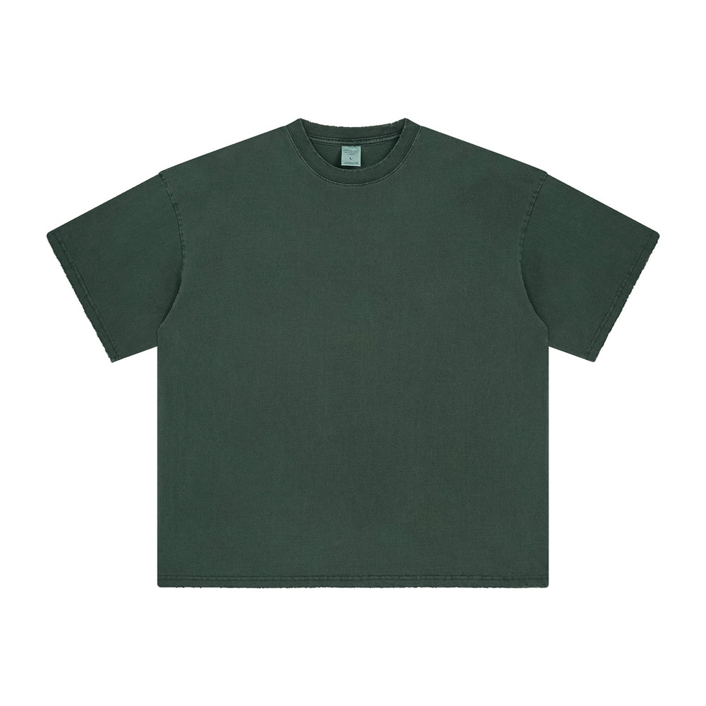 Washed Edge Distressed | Basic T-Shirt - Santo 