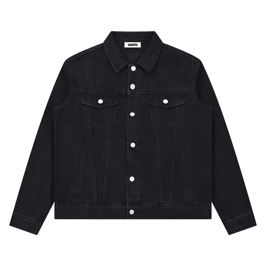 Unisex Vintage Wash Denim Jacket