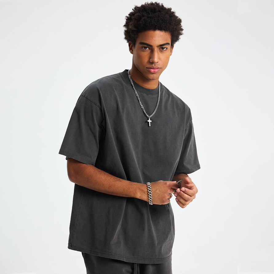 Washed Edge Distressed | Basic T-Shirt - Santo 