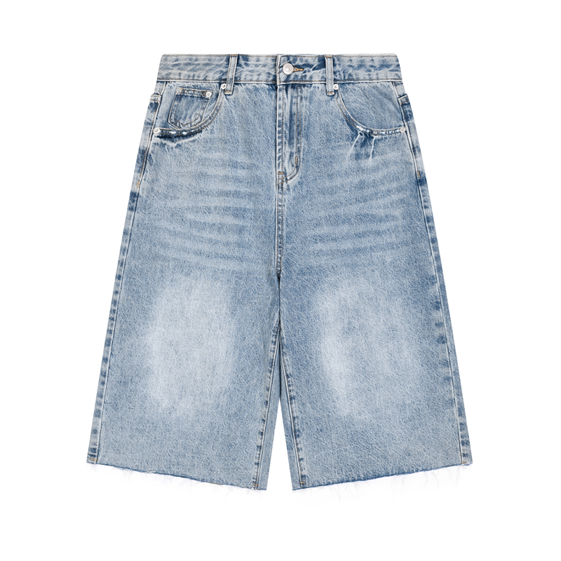Men’s Vintage Wide Leg Denim Shorts - Santo 