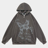 Art Wings | Grafik Zipper Hoodie