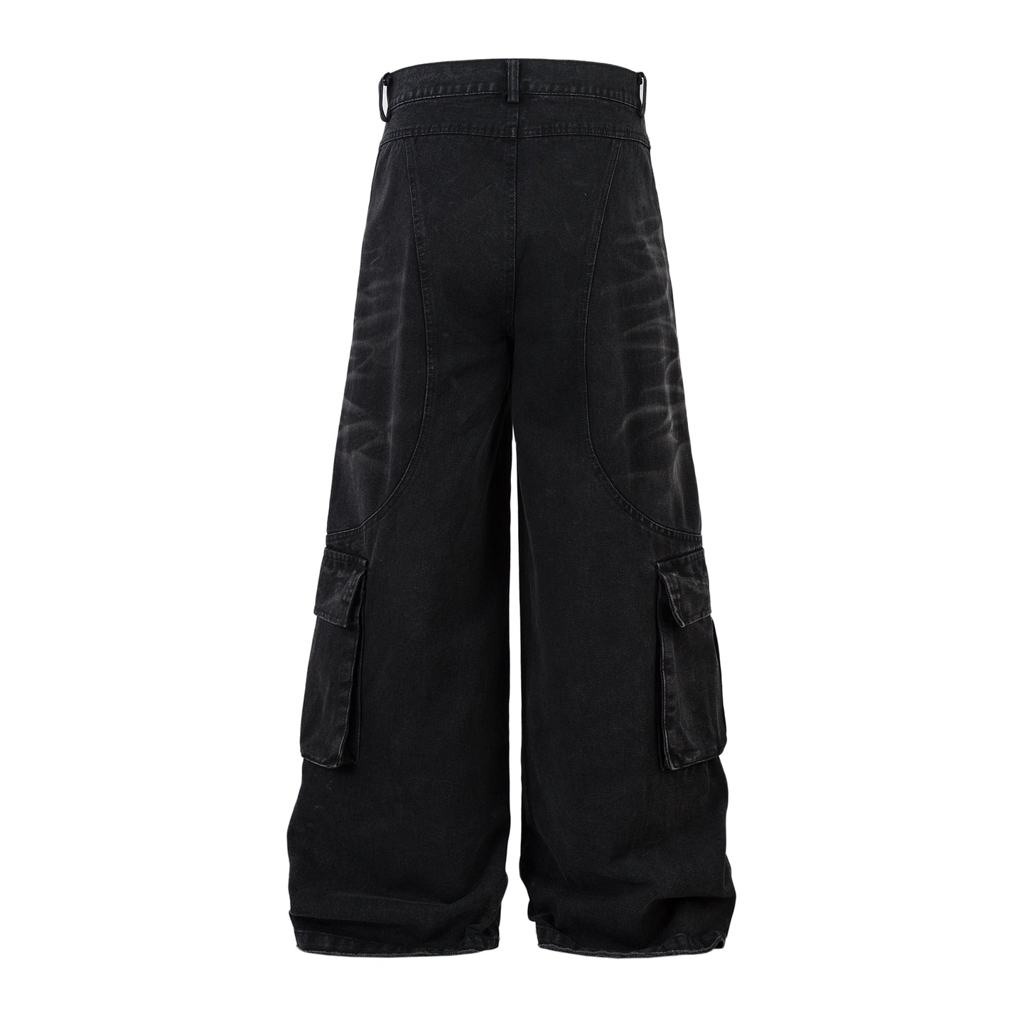 Distressed Multi-Pocket | Washed Jeans - Santo 