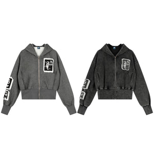 TIE SHADE | Ombre Button Shirt with Clip-on Tie