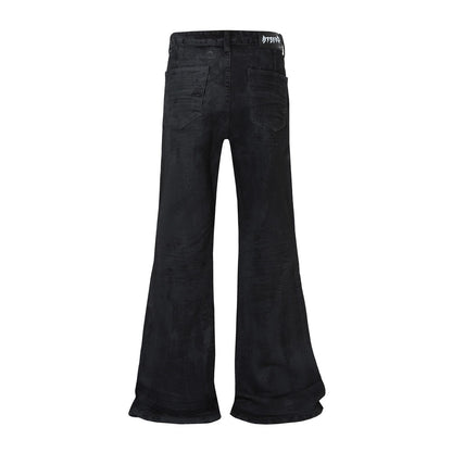 Washed Black Flare | Stacked Jeans - Santo 