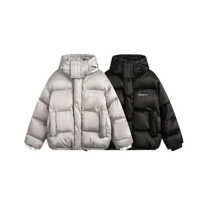 Frosted Block | Padded Utility Hooded Coat