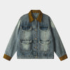 Patch Blend | Retro Patchwork Denim Jacke