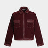 Studded Suede Croc | Motorcycle Jacket - Santo 