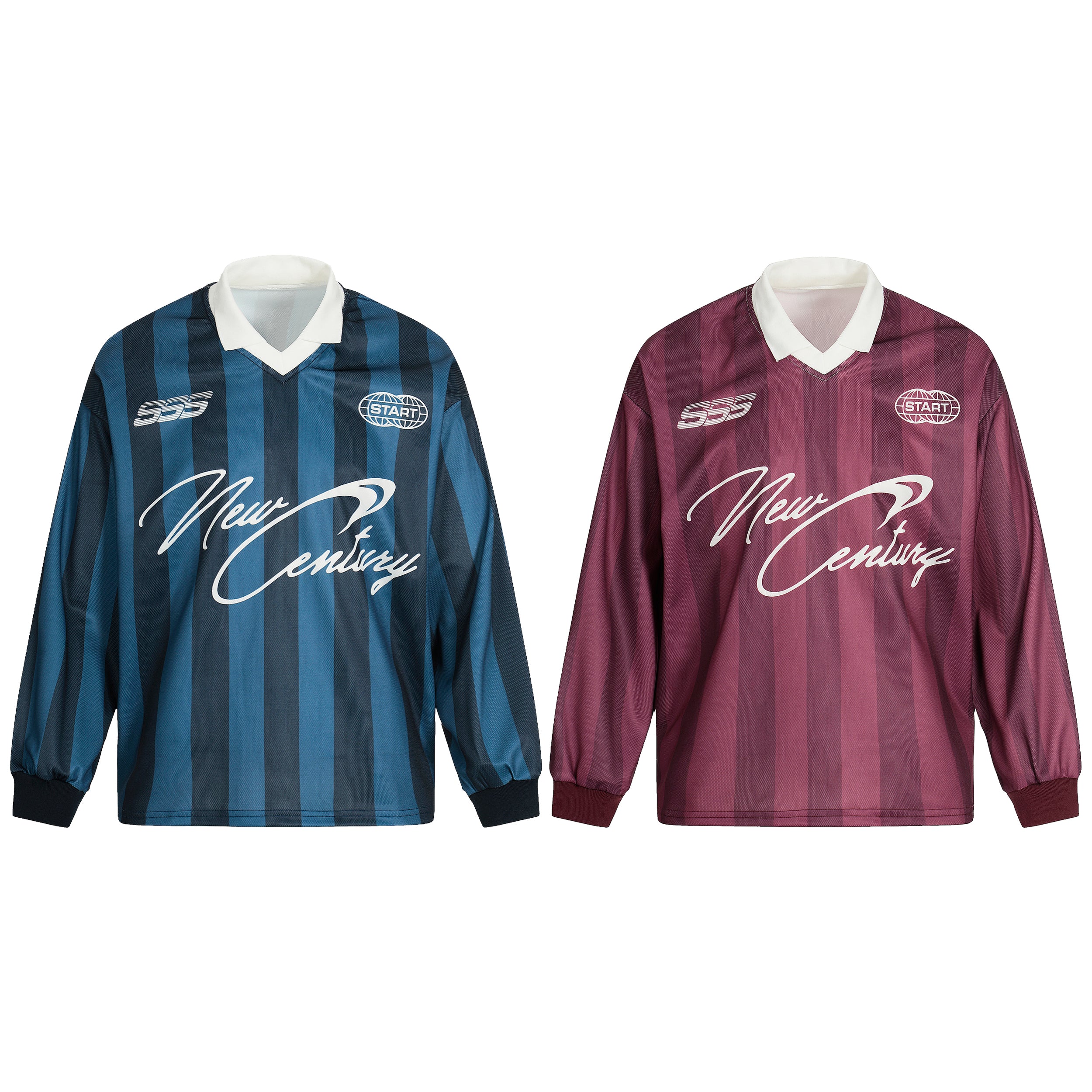 Signature Stripes Graphic | V-Neck Sweatshirt