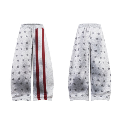 Patriot Star | Wide-Leg Flag-Inspired Sweatpants