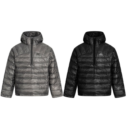 Lightweight Half-Zip | Hooded Puffer Jacket
