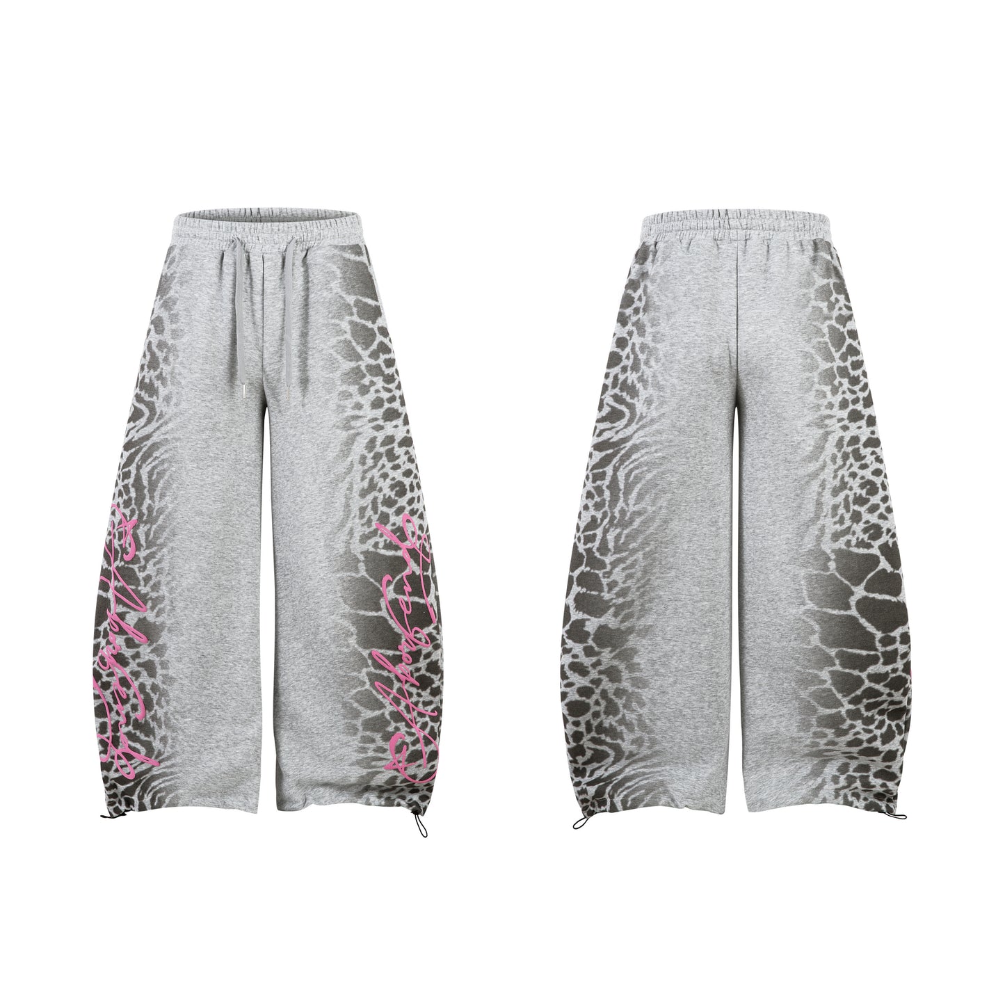 Starfall Drift | Wide-Leg Printed Sweatpants