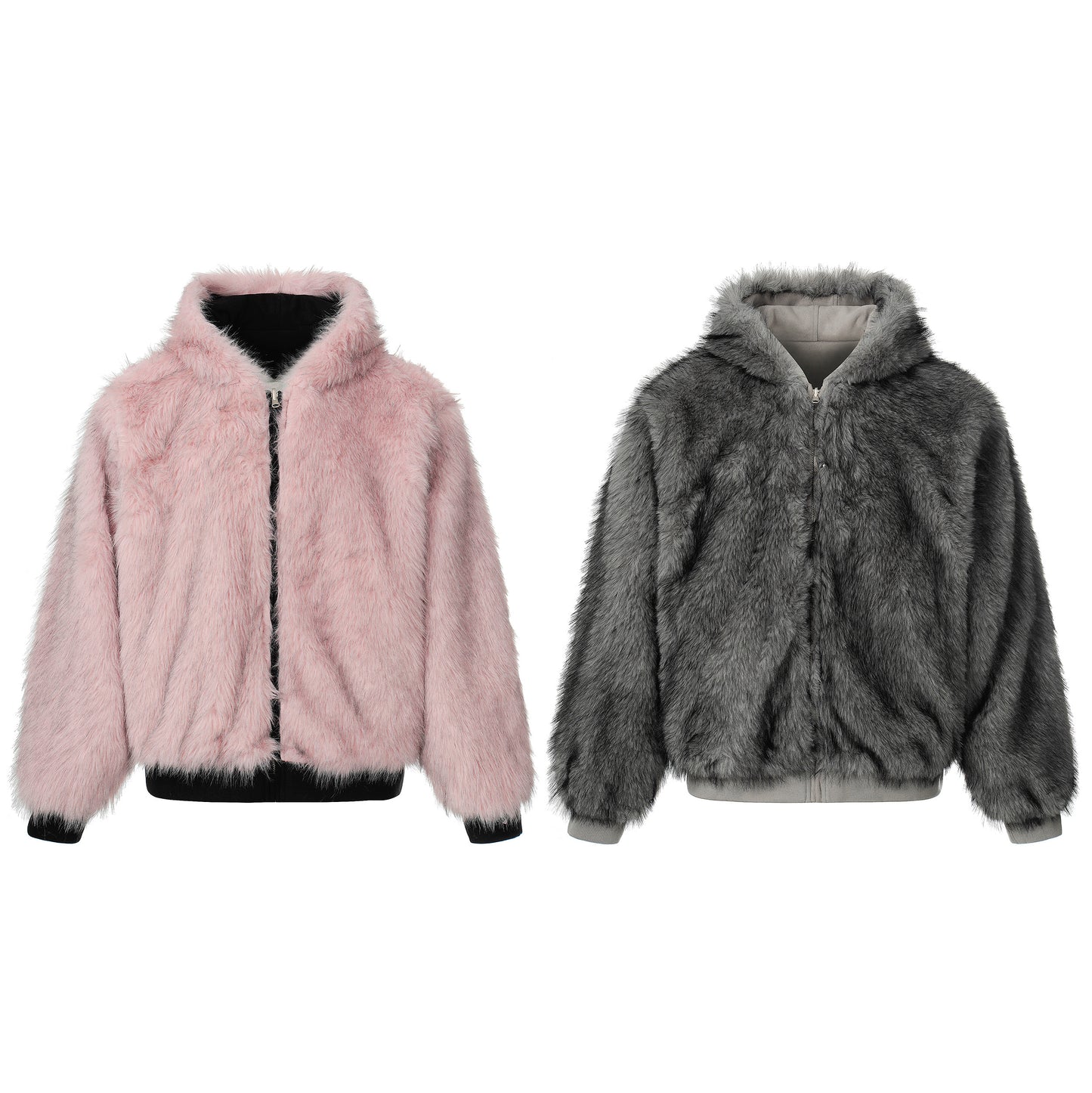 Reversible Fur | Winter Hooded Jacket