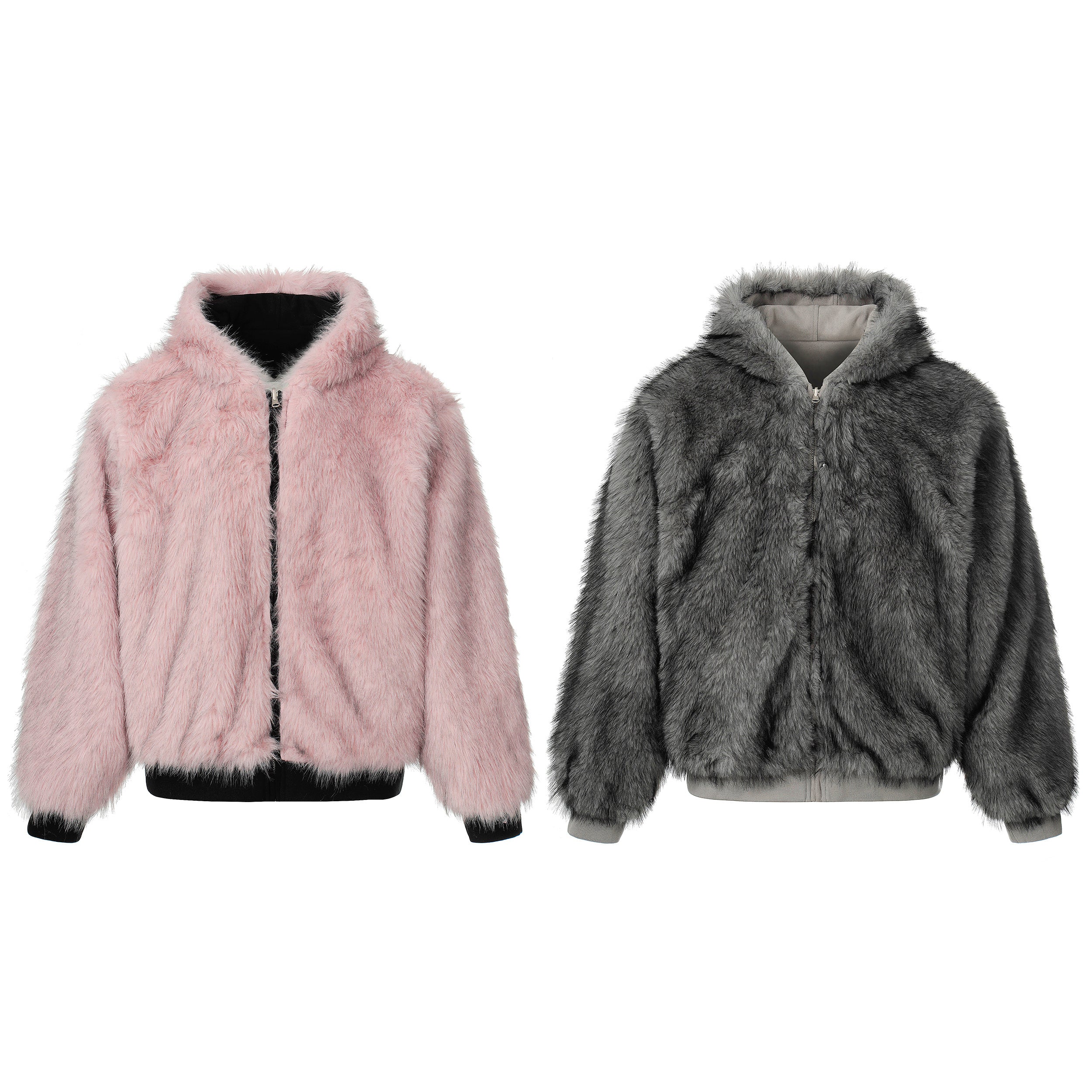 Reversible Fur | Winter Hooded Jacket