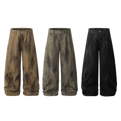 Tie-Waist Flow | Wide Leg Pleated Pants - Santo 