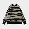 Zebrastreifen | Gemütlicher High Street Strickpullover